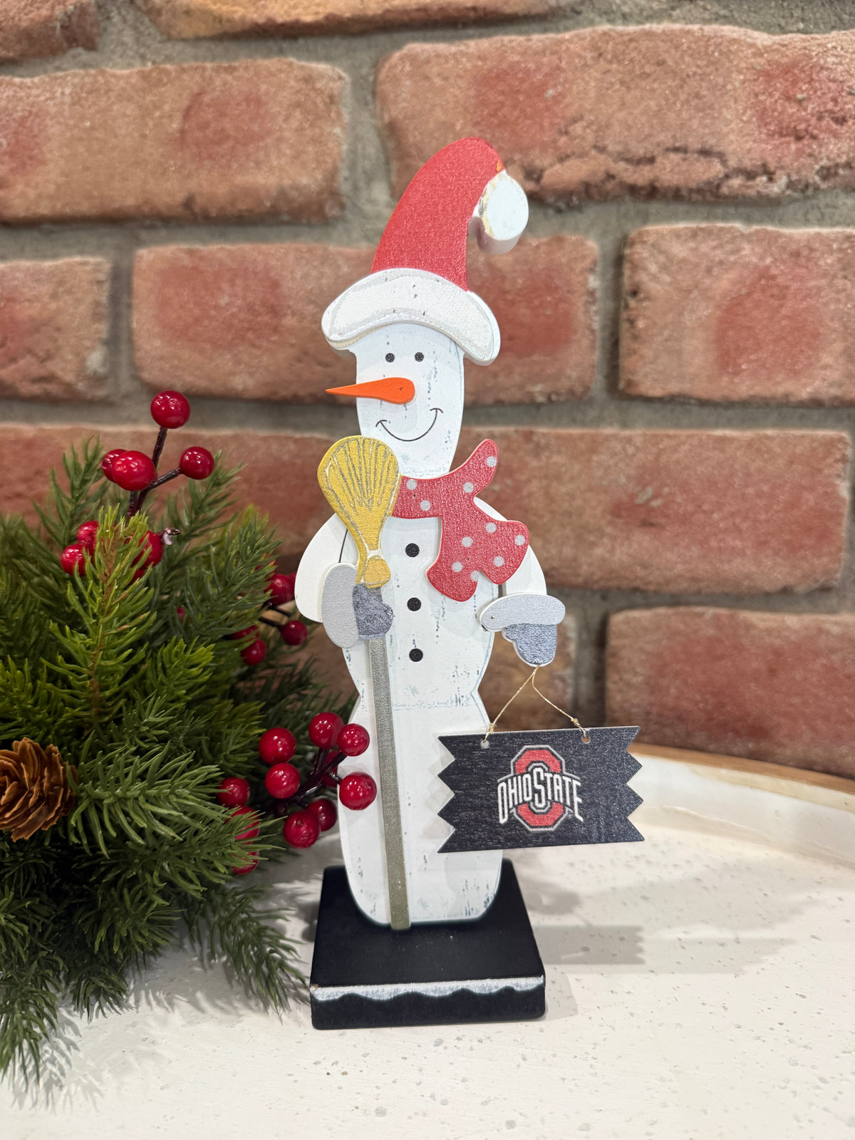Ohio State Snowman Ornament - 2 Styles