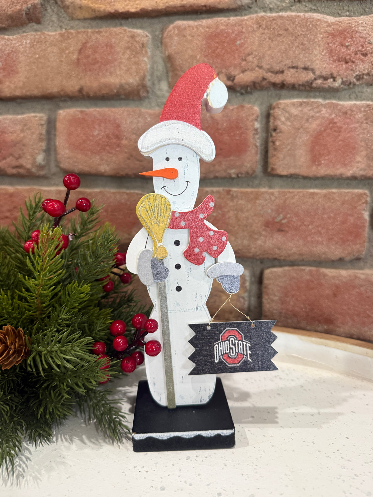 Ohio State Snowman Ornament - 2 Styles