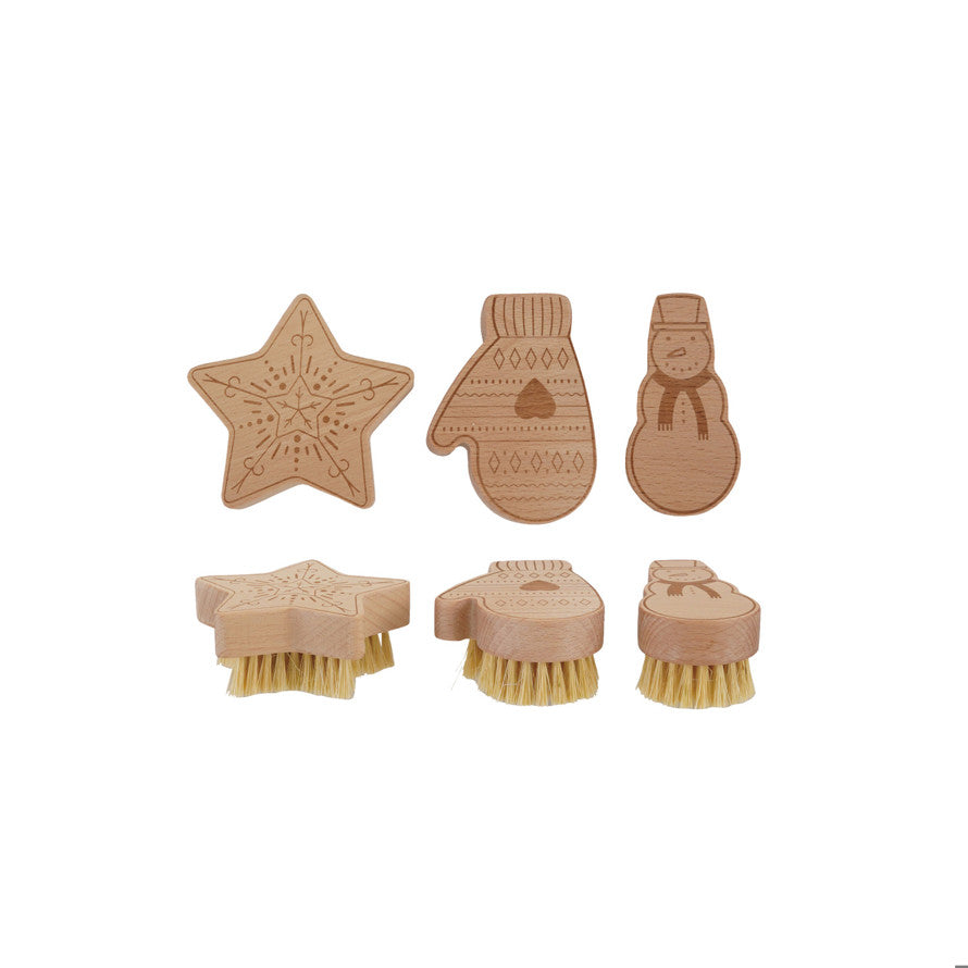 Holiday Shaped Dish Brush - 3 Styles