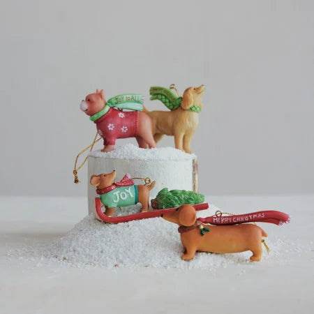 Dog Ornament - 4 Styles