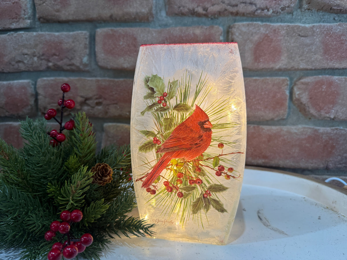 Cardinal on Greenery Light - 2 Styles