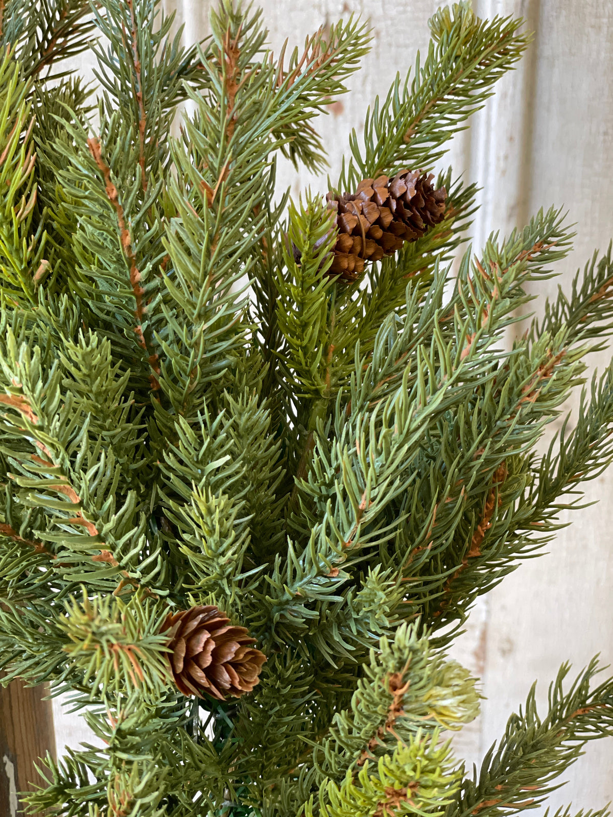 White Spruce with Cones Wreath