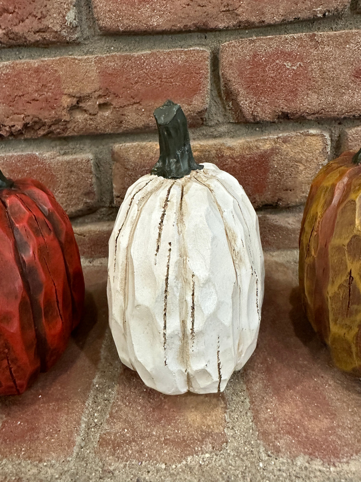 Large Wood Look Pumpkin - 3 Styles