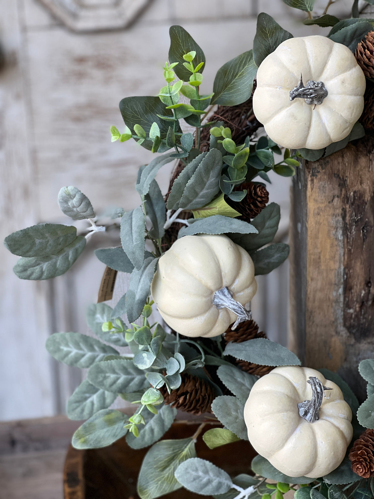 October Eclipse Pumpkin Wreath