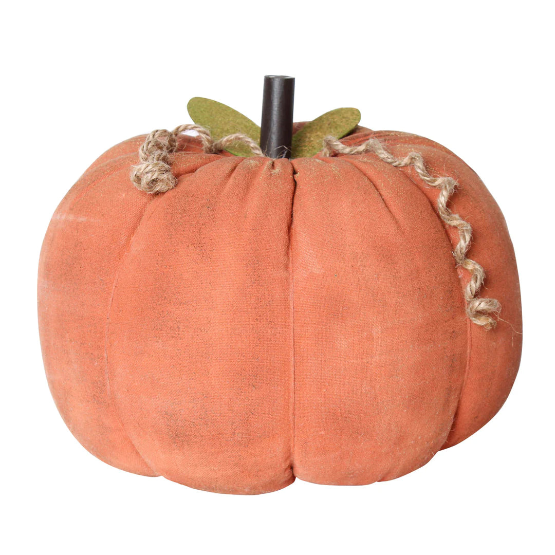 XL Orange Fabric Pumpkin