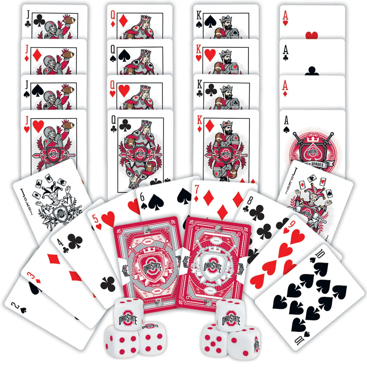 Ohio State Playing Cards &amp; Dice Set