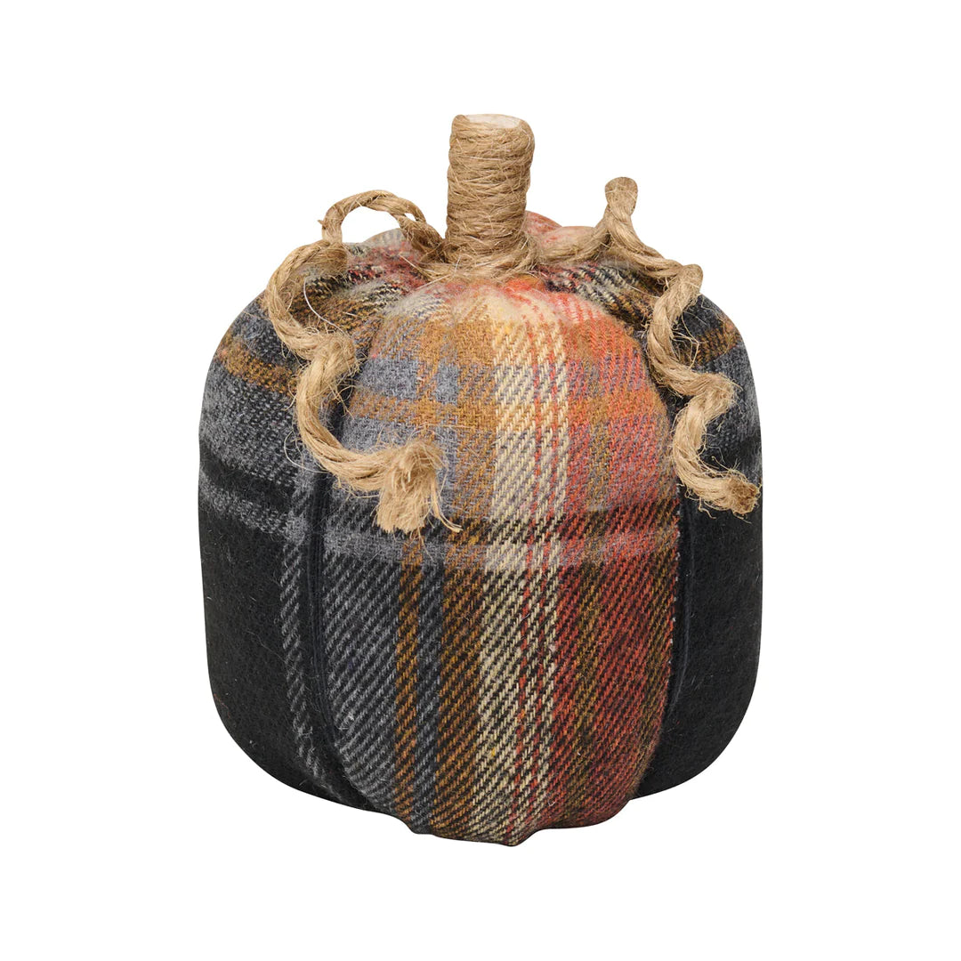 Multi Color Fabric Pumpkin - Small