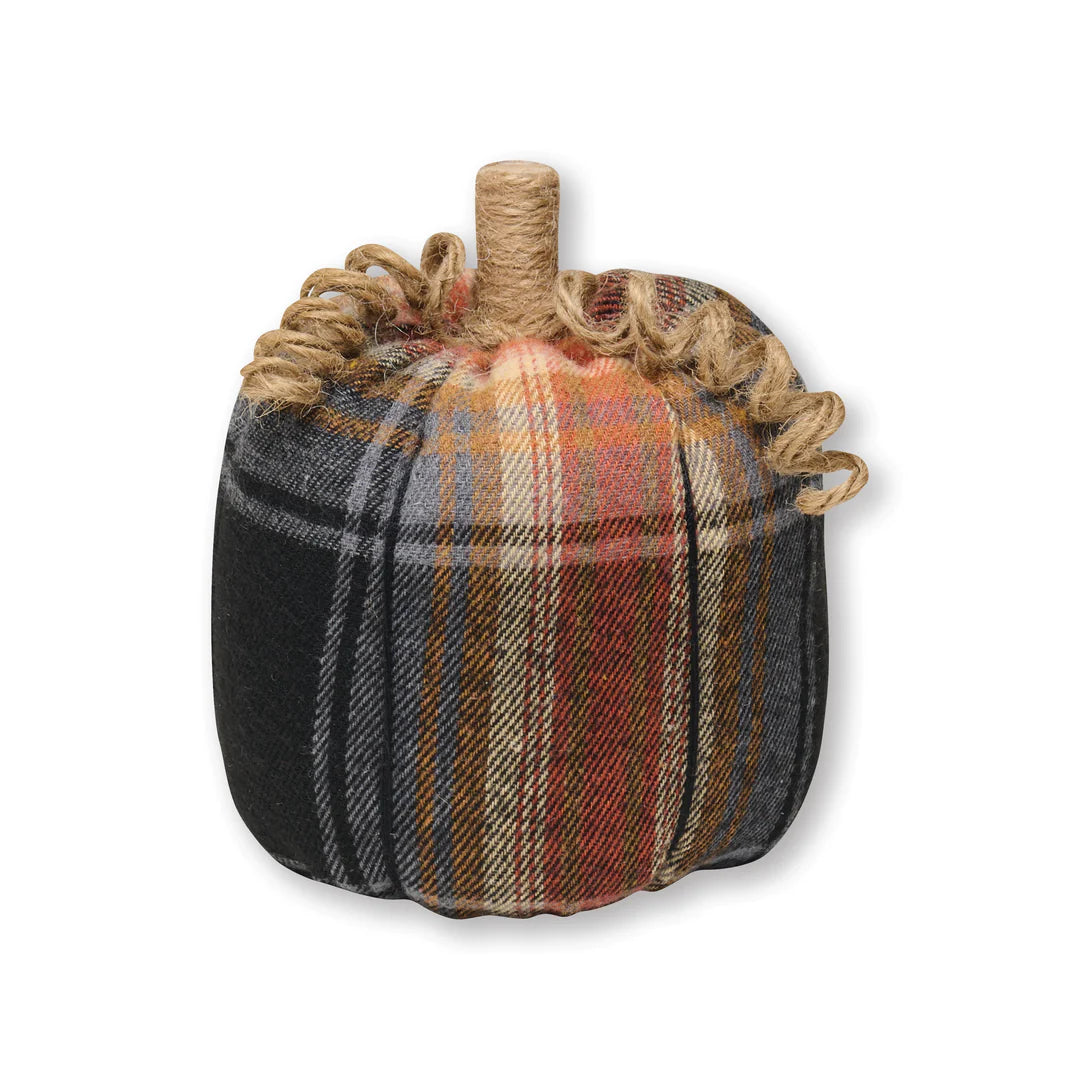 Multi Color Fabric Pumpkin - Medium