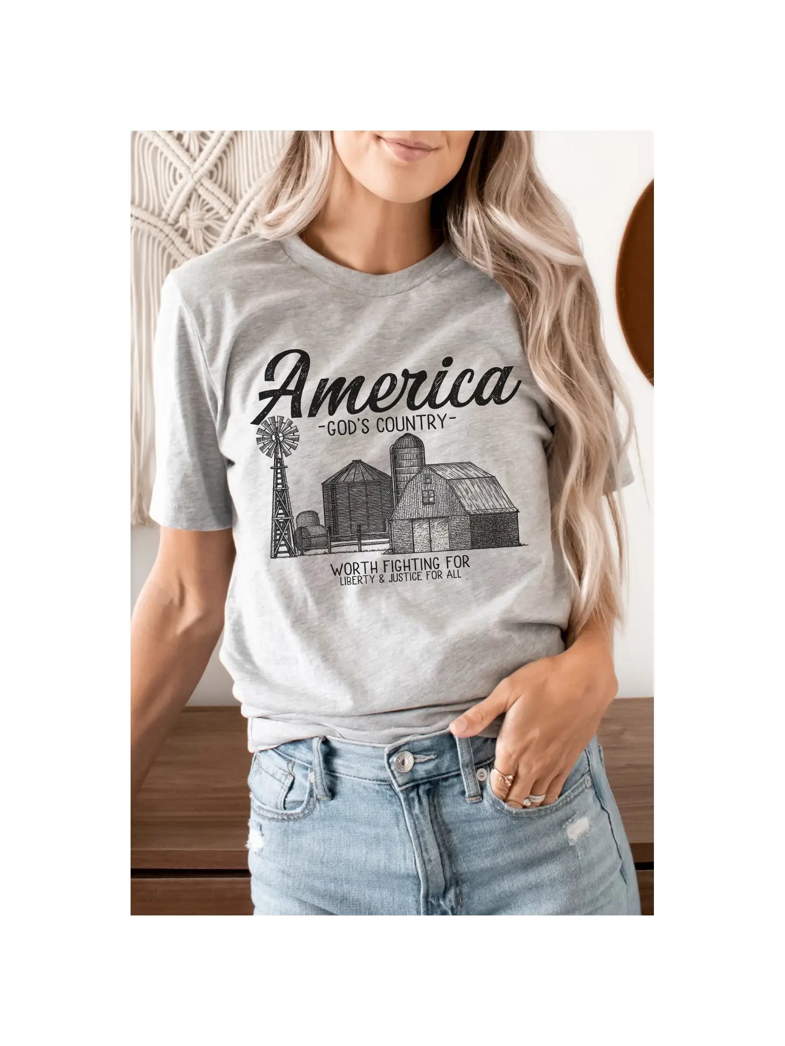 America God’s Country Graphic Tee