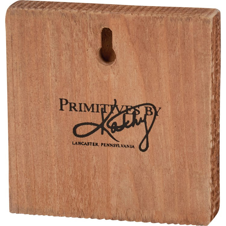 Chicken Coop Block Sign