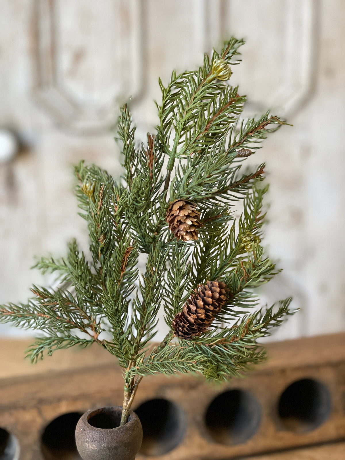 White Spruce with Cones Pick