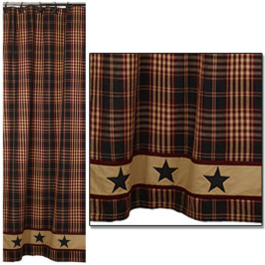 Village Star Shower Curtain