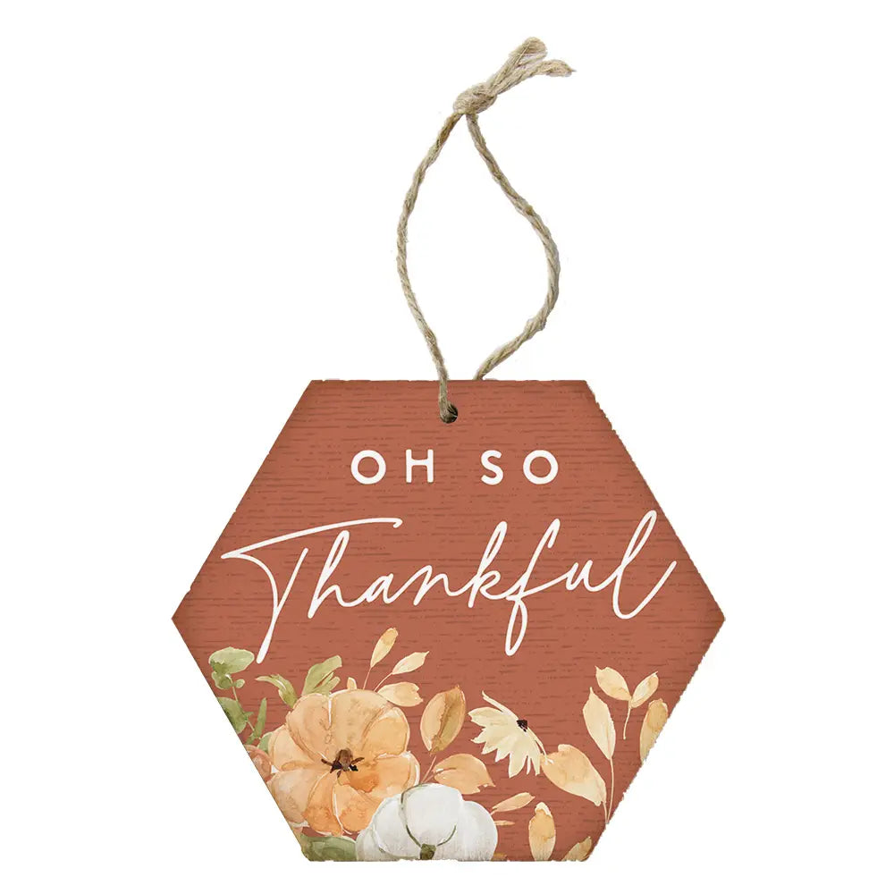 Oh So Thankful Ornament