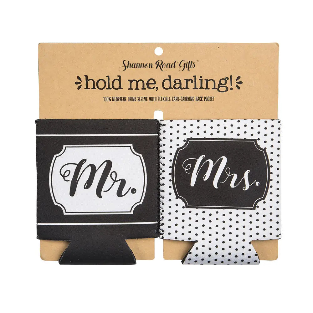 Mr &amp; Mrs Drink Sleeve Set