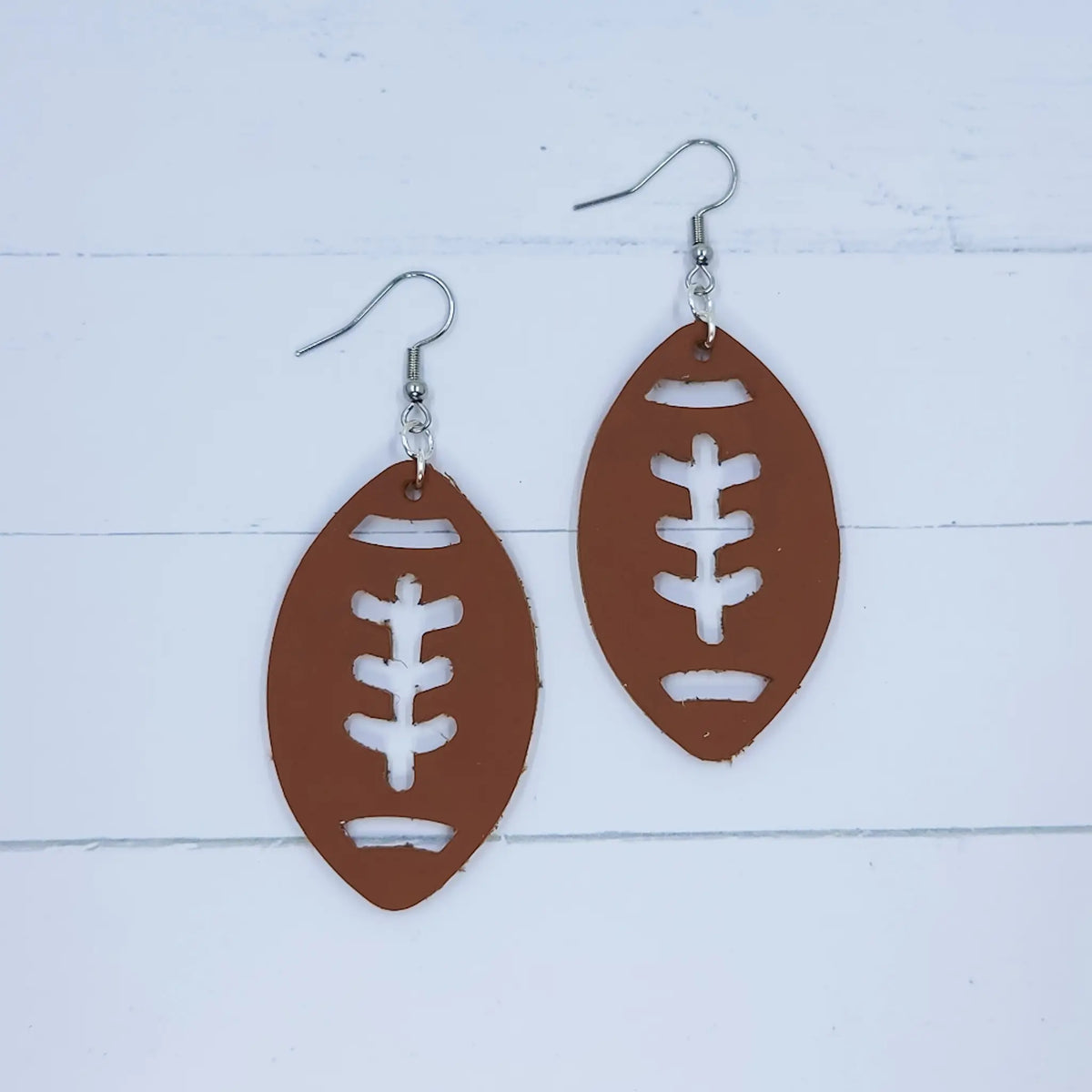 Football Leather Earrings