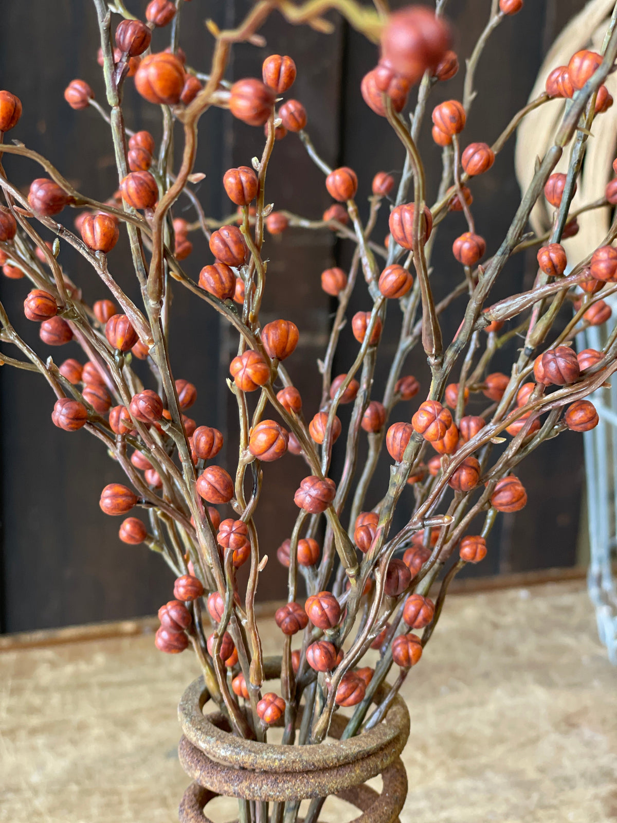 Heart Berries Pick - Pumpkin