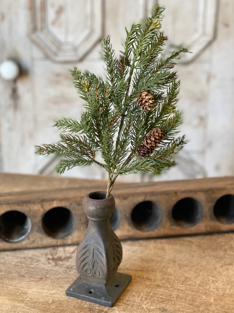 White Spruce with Cones Pick