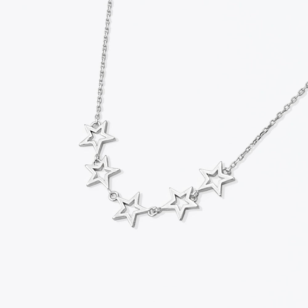 Linked Star Necklace