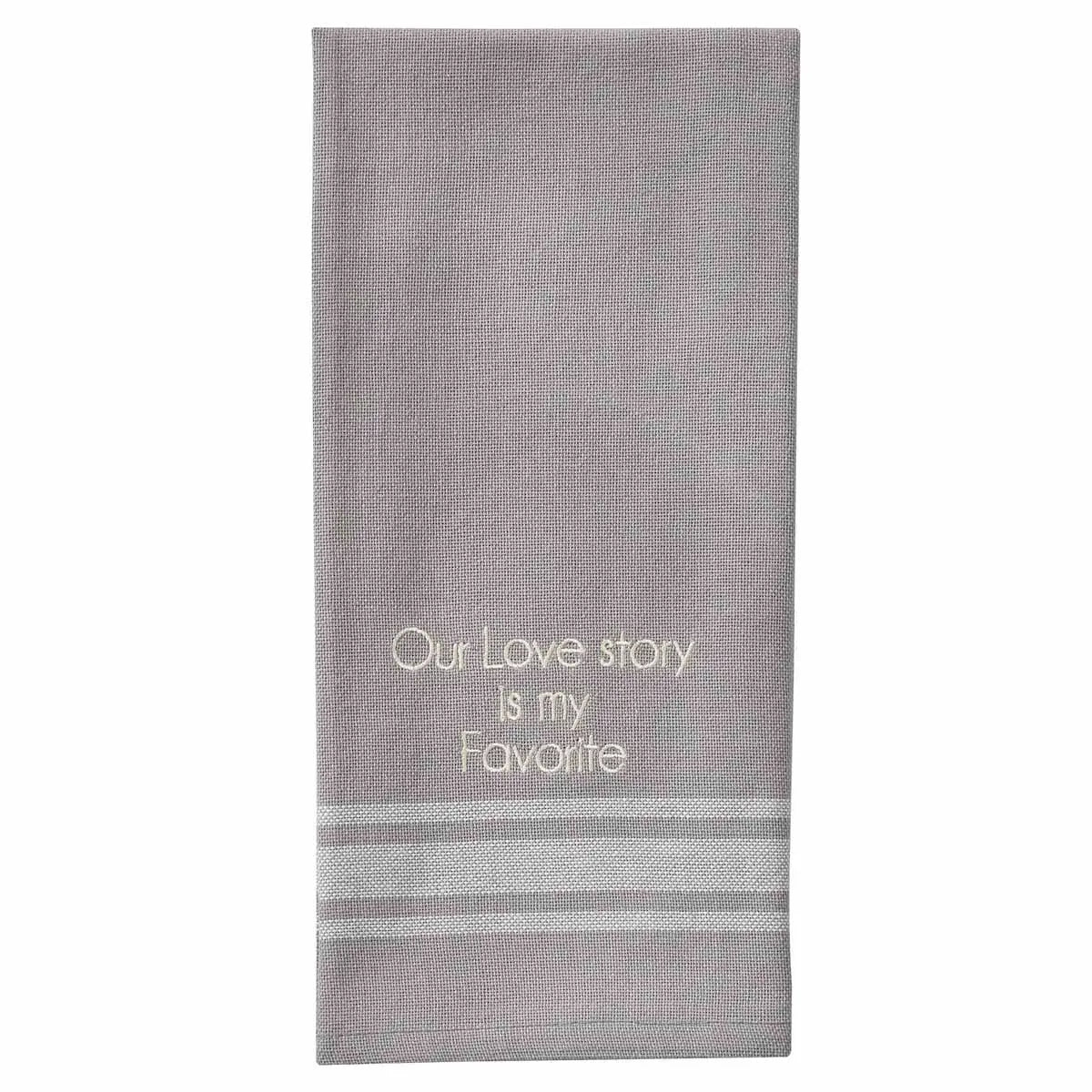 Our Love Story Dishtowel