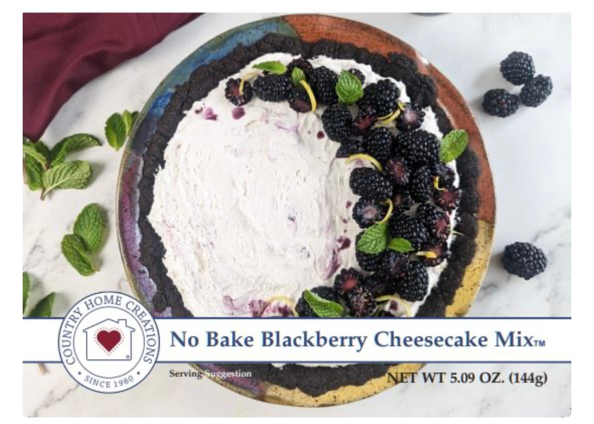 No-Bake Blackberry Cheesecake Mix