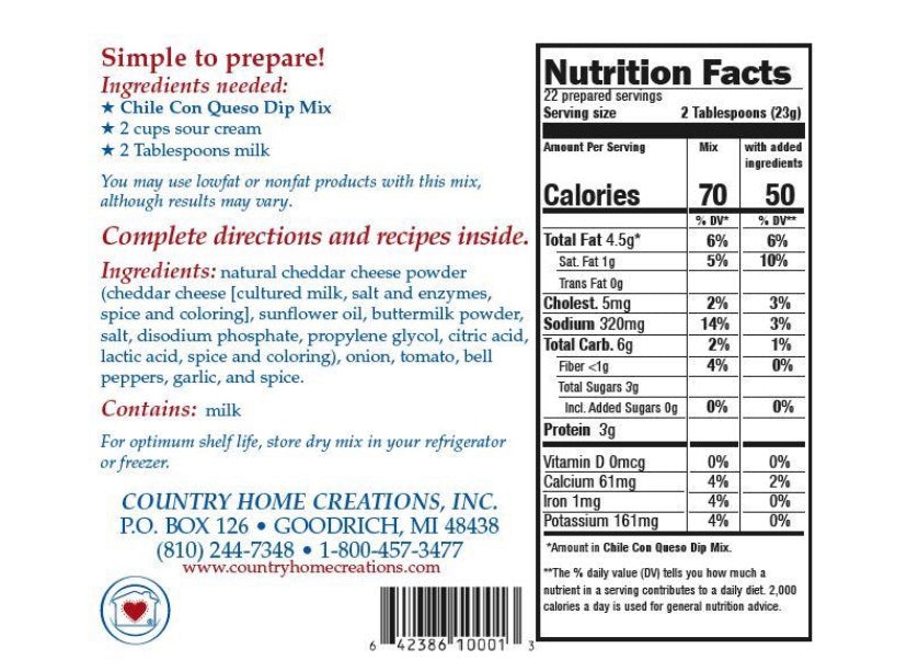 Chile Con Queso Dip Mix