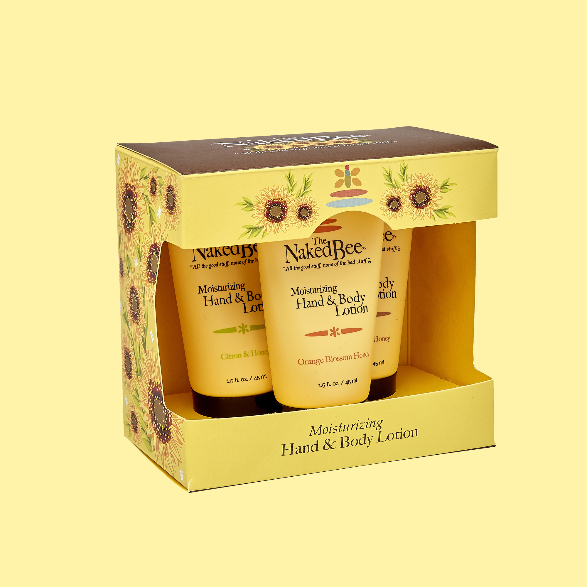 Naked Bee Lotion Trio Set