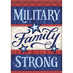 Military Family Garden Flag