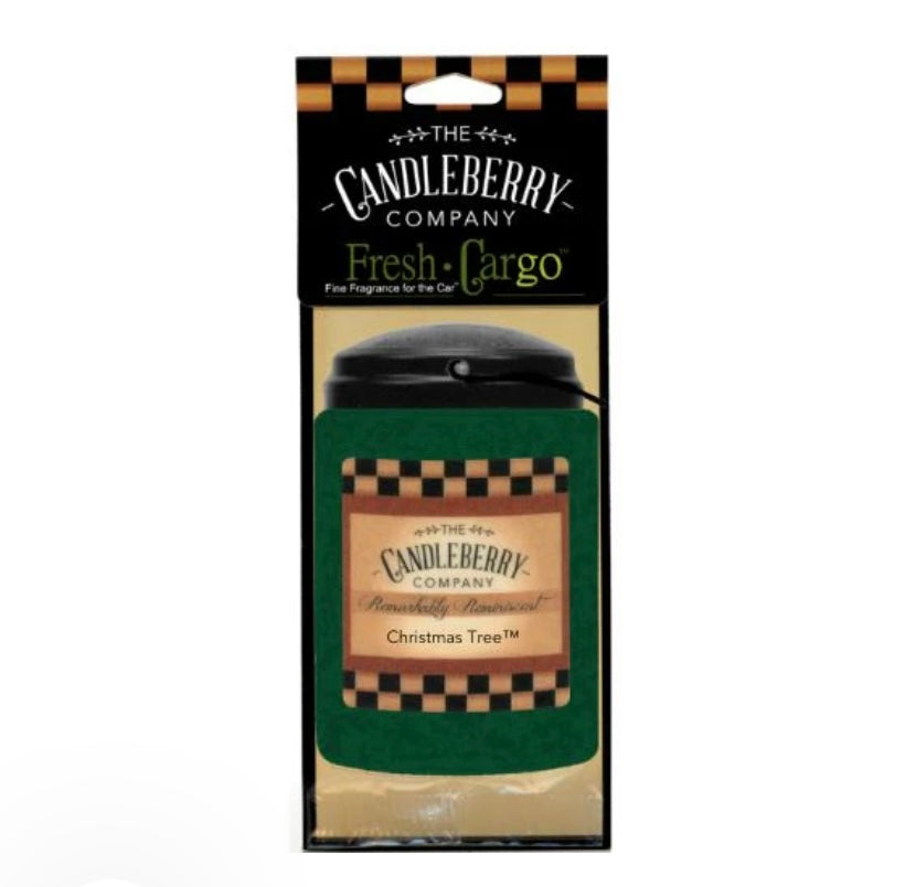 Christmas Tree Candleberry Car Air Freshener
