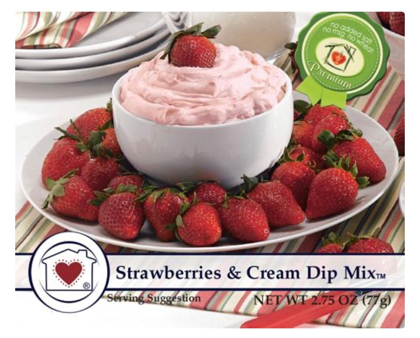 Strawberries &amp; Cream Dip Mix