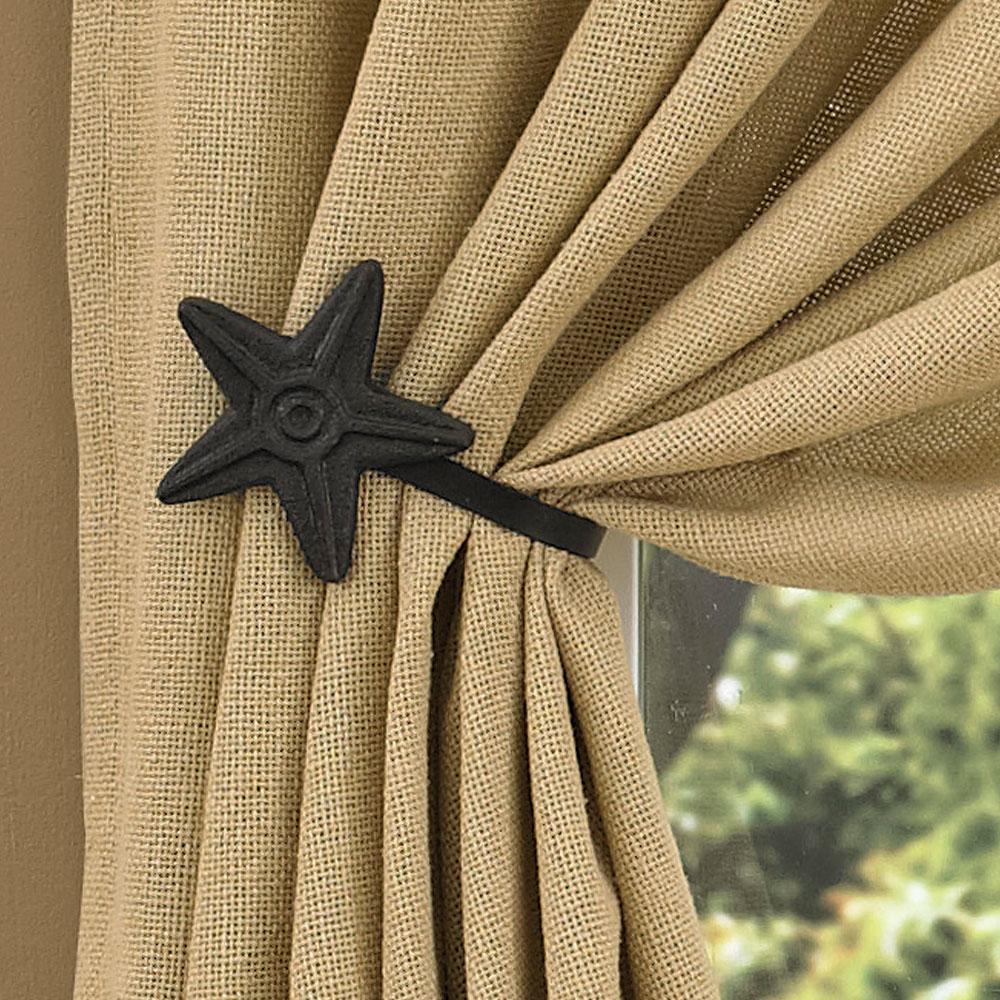 Star Curtain Tie Backs