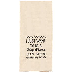 Cat Mom Towel