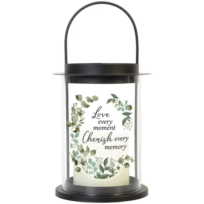 Love Every Moment Cylinder Lantern