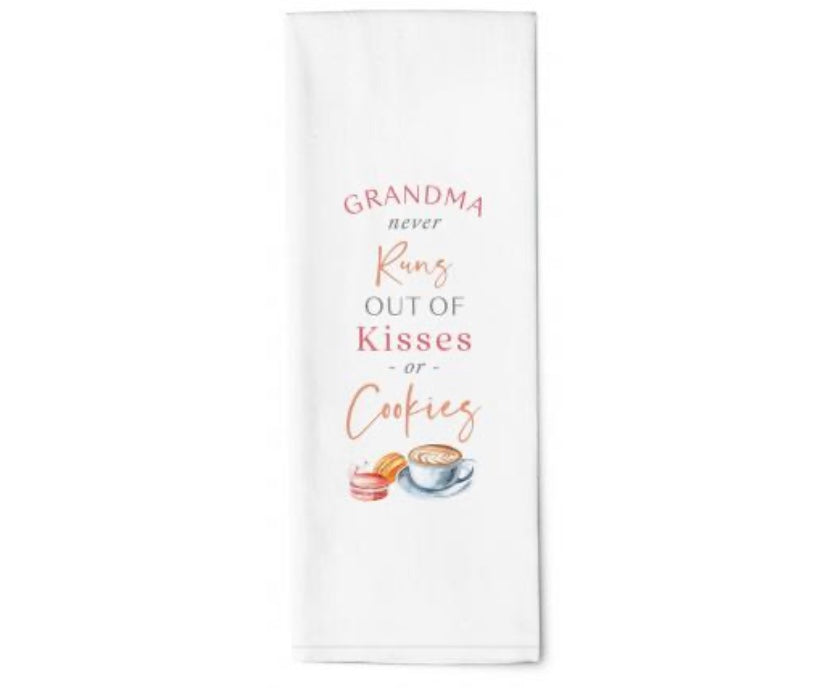 Grandmas Never Run Tea Towel