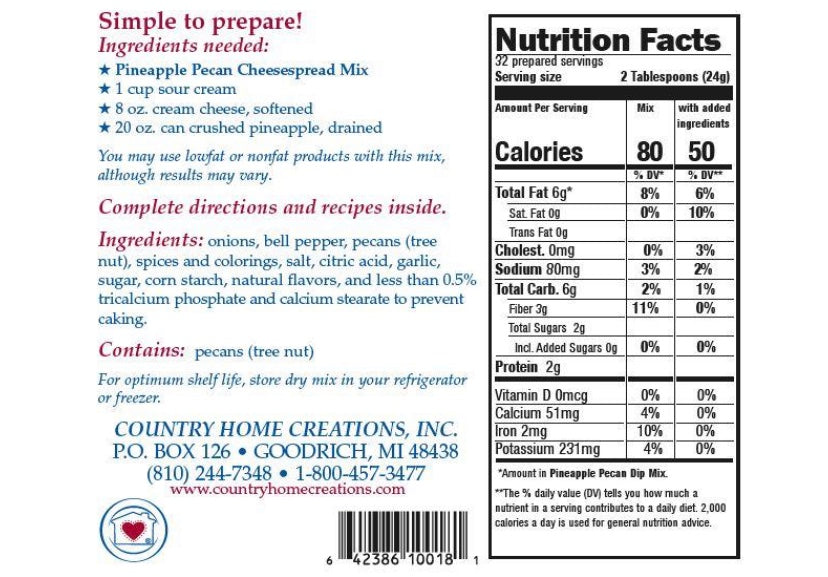 Pineapple Pecan Cheesespread Mix