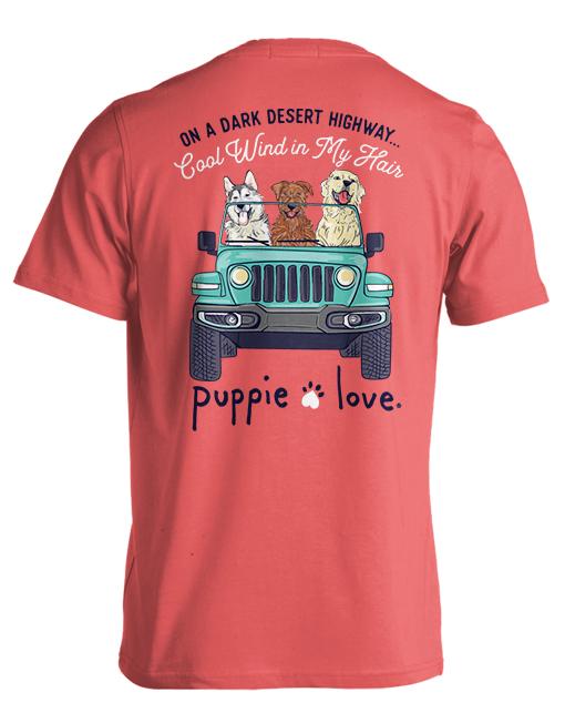 Puppie Love Jeep Tee