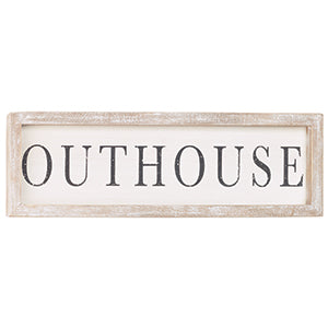 Outhouse Sign