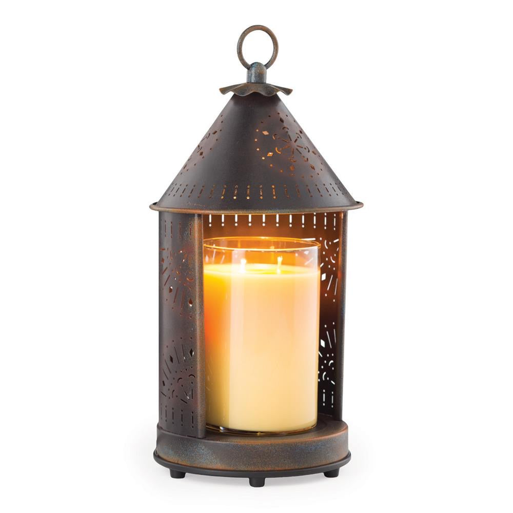 Punched Tin Candle Warmer Lantern