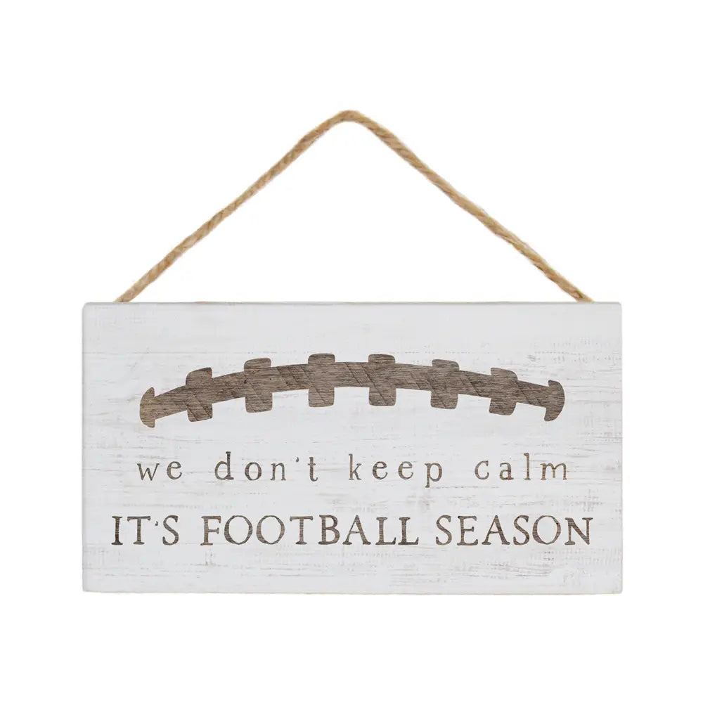 Football Season Hanging Sign