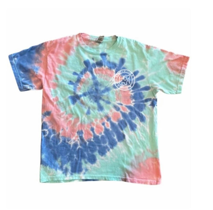 Puppie Love Youth Taffy Tie Dye Pup Tee