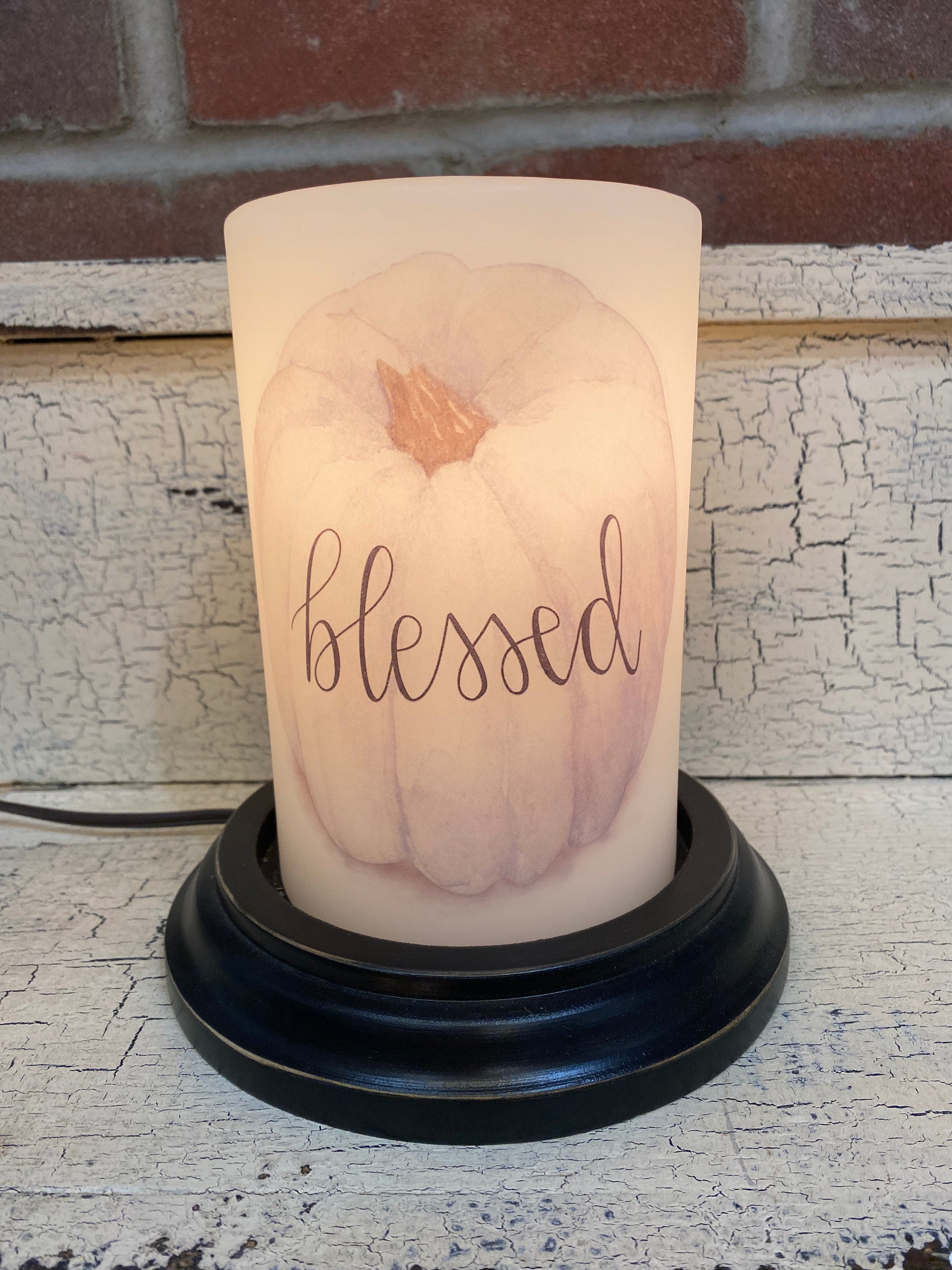 Blessed Pumpkin Candle Sleeve