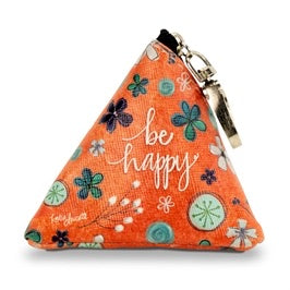 Be Happy Small Triangle Bag