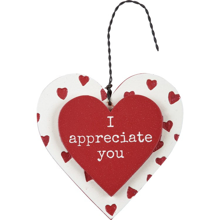 Heart Ornaments - 3 Styles