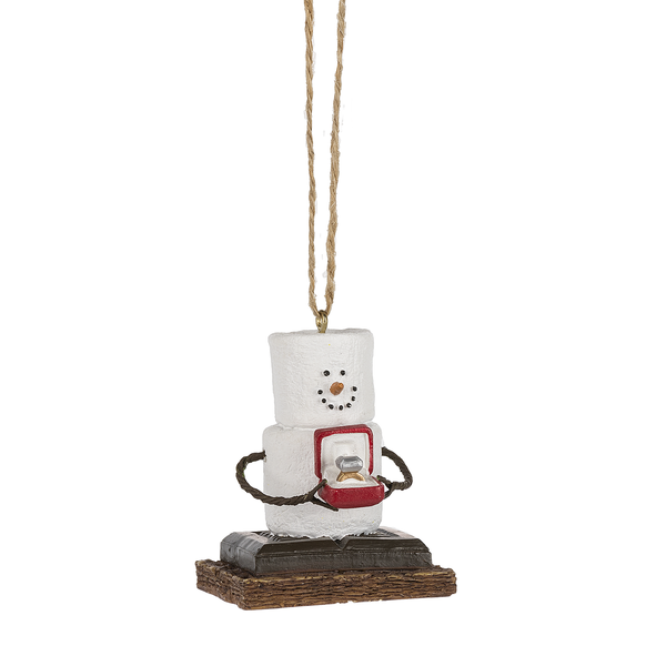 S’mores Engaged Ornament