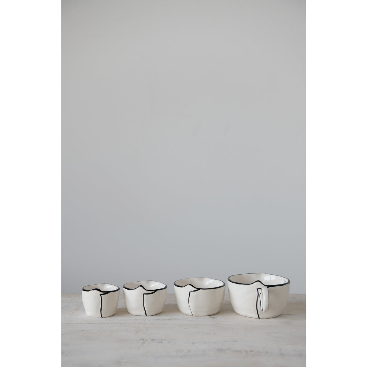 Stoneware Measuring Cups - Set of 4