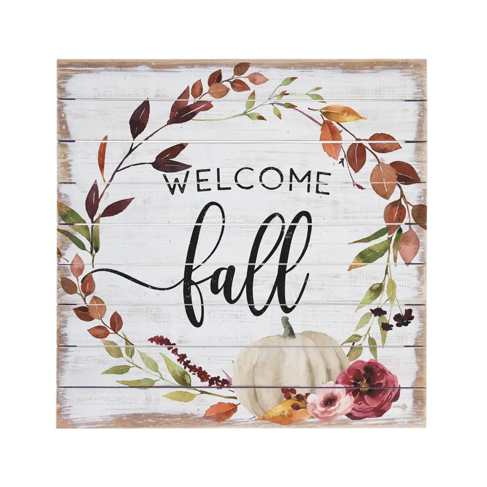 Welcome Fall Pallet Sign