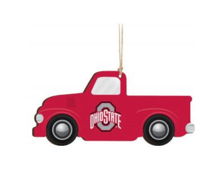 Ohio State Buckeyes Truck Ornament