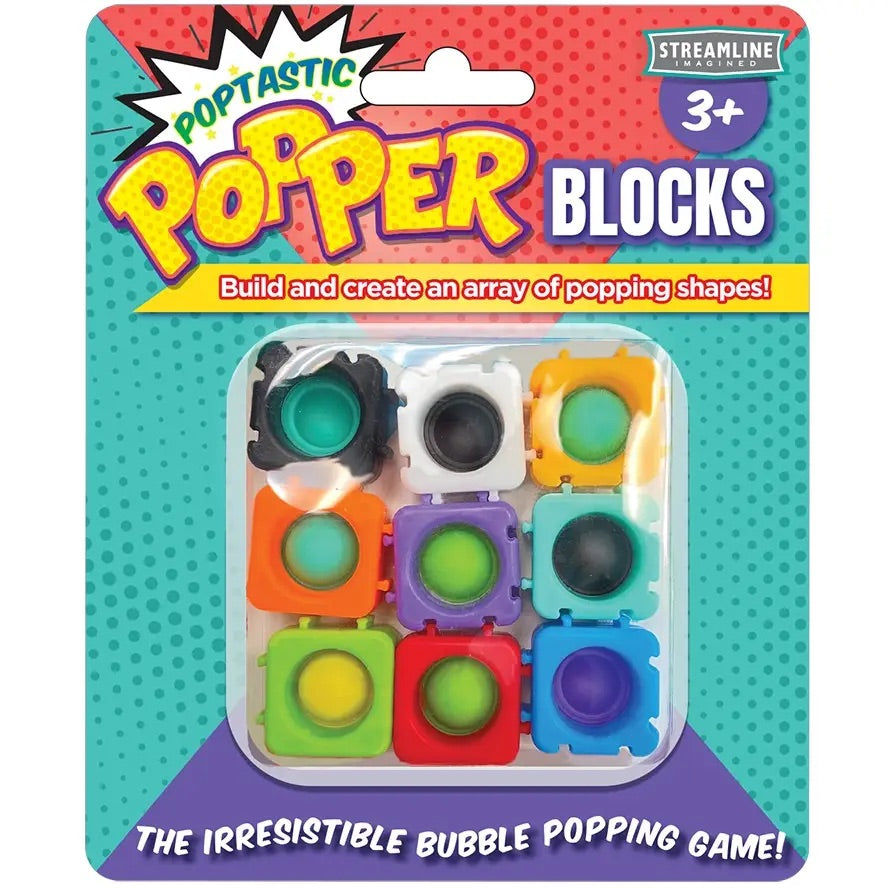 Poptastic Fidget Toy: Popper Blocks