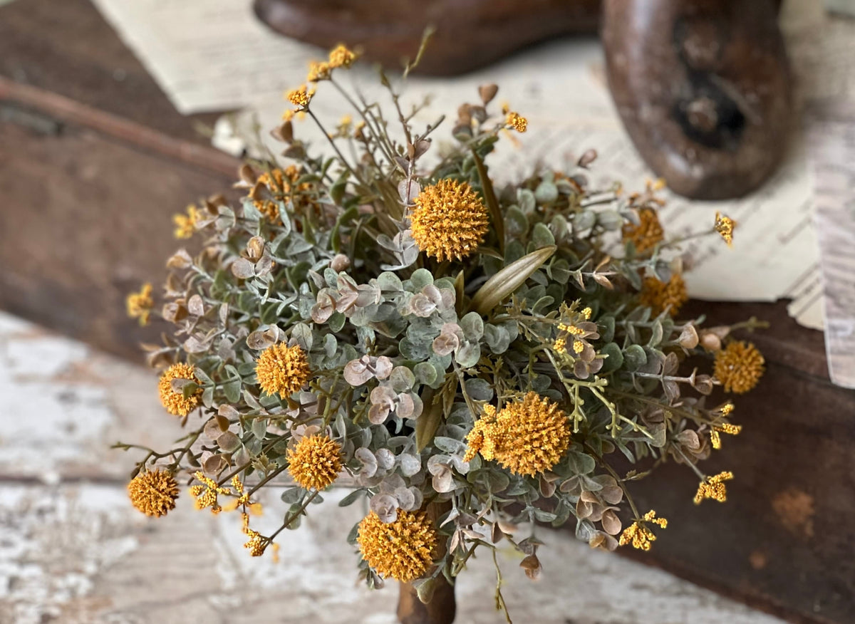 Fall Garden Half Sphere - Mustard
