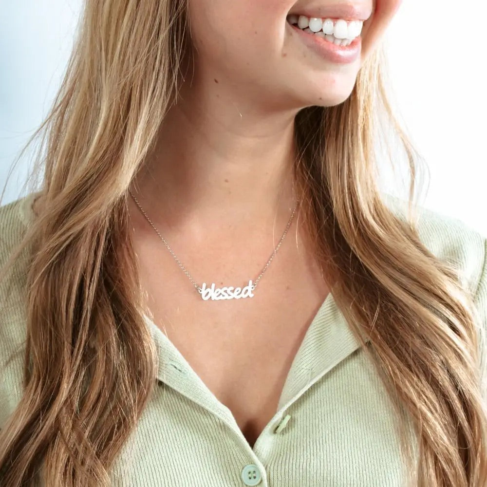 Blessed Name Necklace - 2 Styles