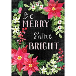 Be Merry Garden Flag